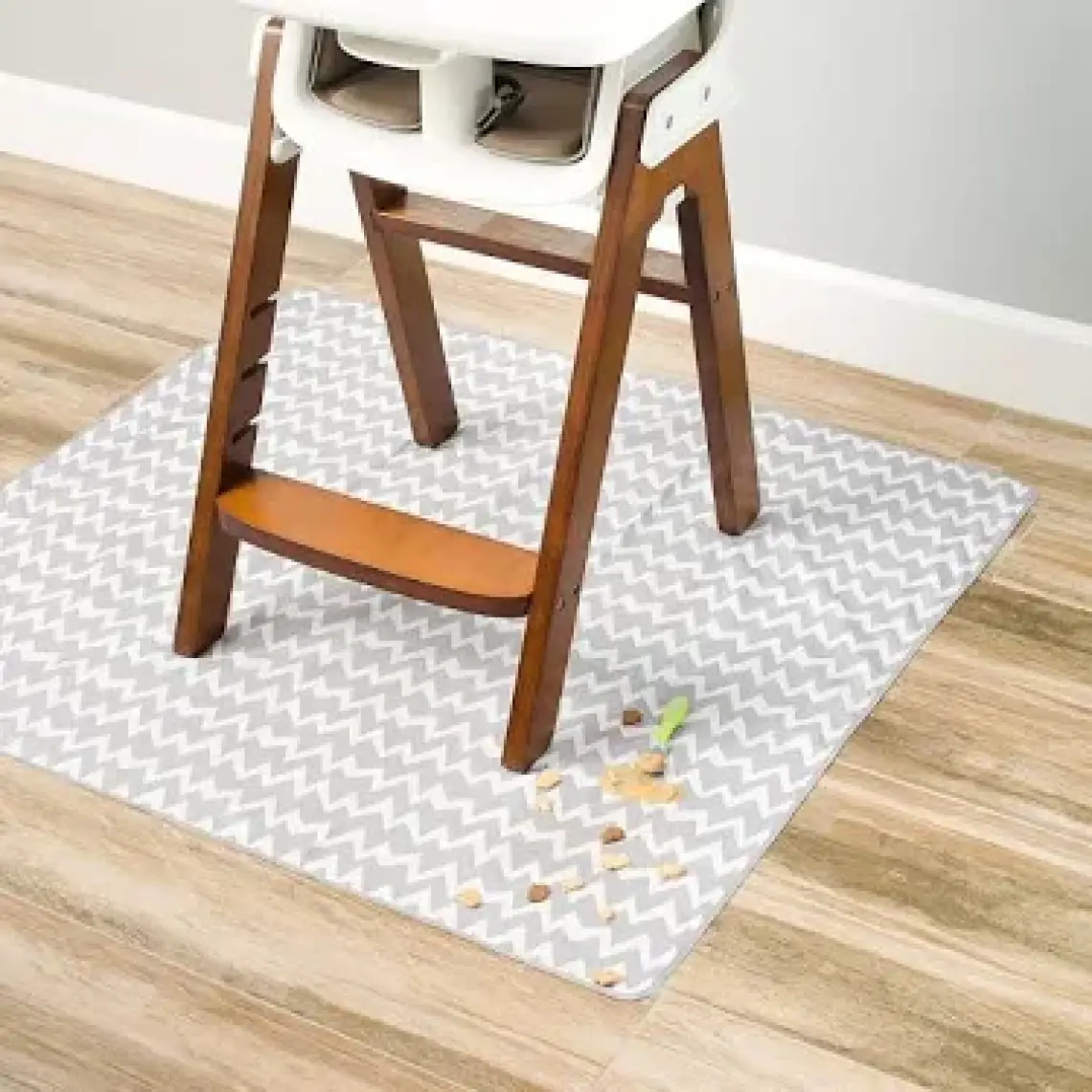 Bumkins Splat Mat - Çok Amaçlı Örtü - Gray Chevron