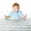 Bumkins Splat Mat - Çok Amaçlı Örtü - Gray Chevron