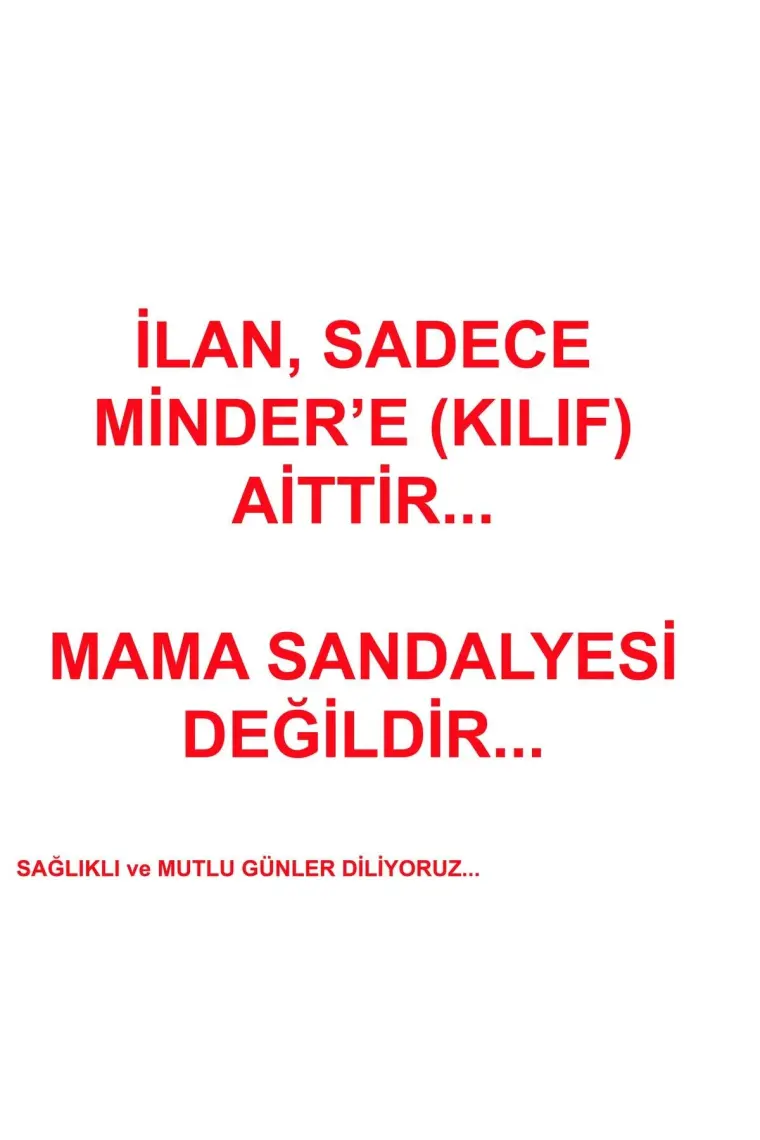 Holmer Organik Leke Tutmaz Mama Sandalyesi Minderi & Kılıfı Md