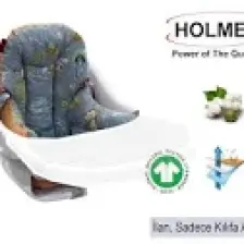 Holmer Organik Leke Tutmaz Mama Sandalyesi Minderi & Kılıfı Md