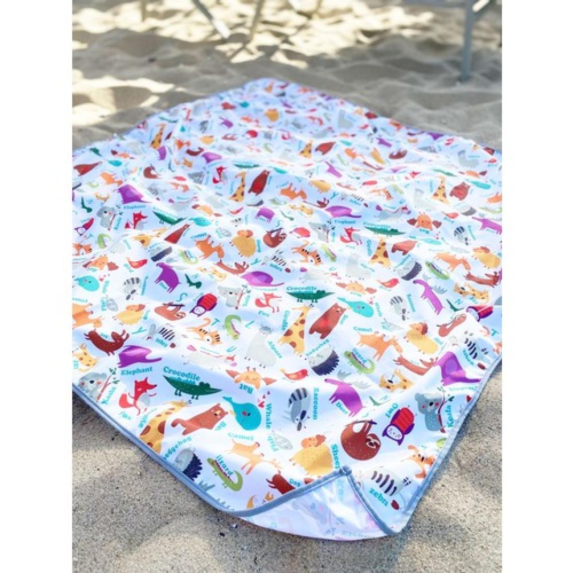 Yorni Zoo, 145 x 180 cm Su Geçirmez, Yer/masa Örtüsü, Aktivite, Yemek ve Oyun Için, Doğa Dostu ve Çevreci, Çok Amaçlı Kullanım