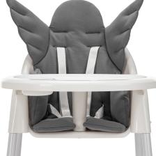 Wellgro Angel Wings Gri Çok Amaçlı Mama Sandalyesi Minderi