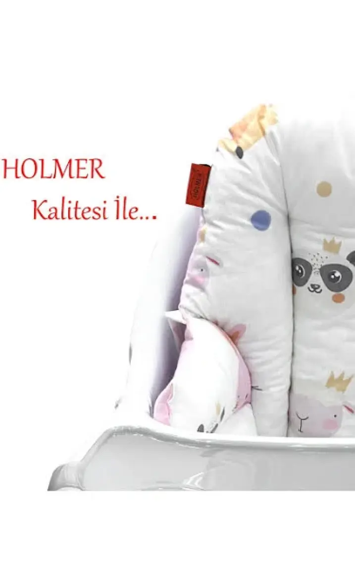 Holmer Organik Leke Tutmaz Mama Sandalyesi Minderi & Kılıfı Md