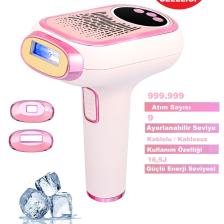 Bright Elegance BE-9088 Şarjlı Ipl Lazer Epilasyon Cihazı 999.999 Atım 9 Kademe Buz Başlık Hassas Dar Bölge Başlığı
