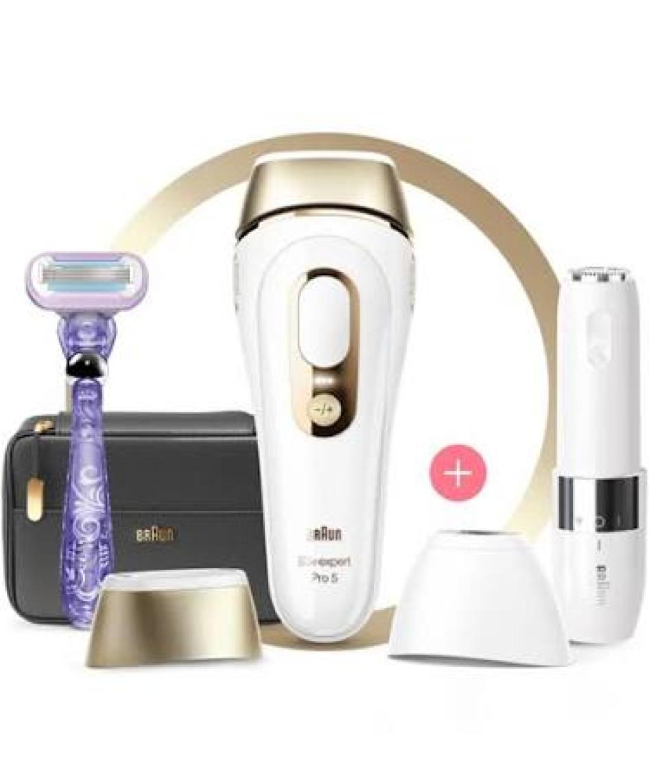 Braun Ipl Silk·expert Pro 5, Evde Tüy Alma, Çanta, Venus Tıraş Makinesi, 2 Başlık Ile, PL5146