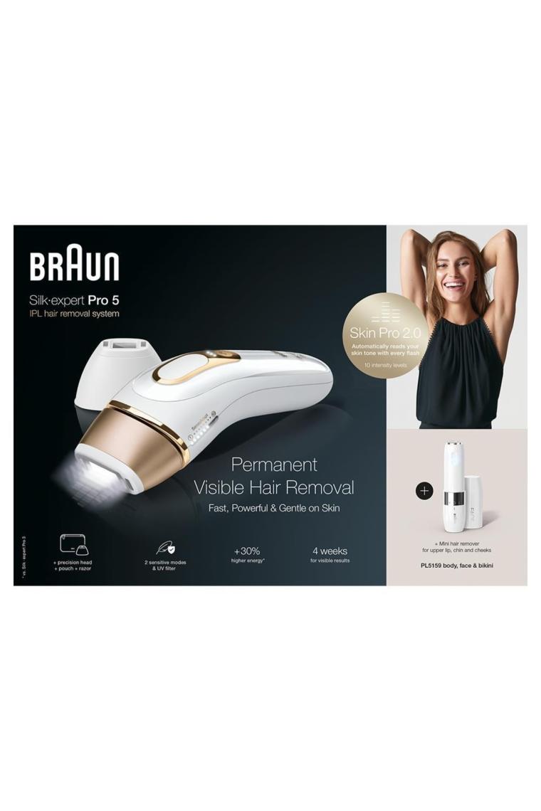 Silk Expert Pro 5 PL5159 400.000 Atımlı, 2 Başlıklı Yeni Nesil IPL + FS1000 + Tasarım Çanta