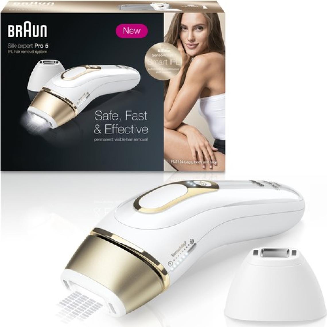 Braun Silk Expert Pro 5 PL5124 Yeni Nesil IPL Cihazı 400.000 Atım