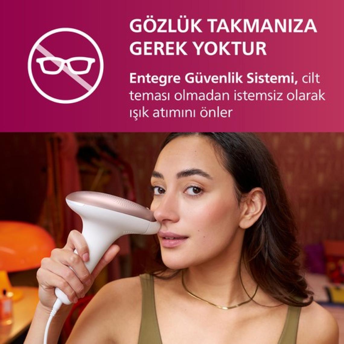 Philips Lumea  SC1997/00 Lumea Lazer Epilasyon Ipl Tüy Alma Cihazı,Ekstra Uzun Kablo