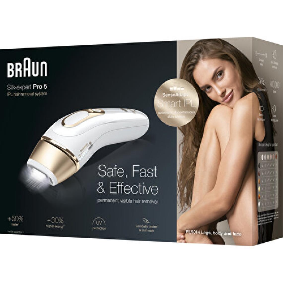 Braun Silk·Expert Pro5 Pl5014  Yeni Nesil Ipl Tüy Alma Cihazı Kablolu Lazer Epilasyon