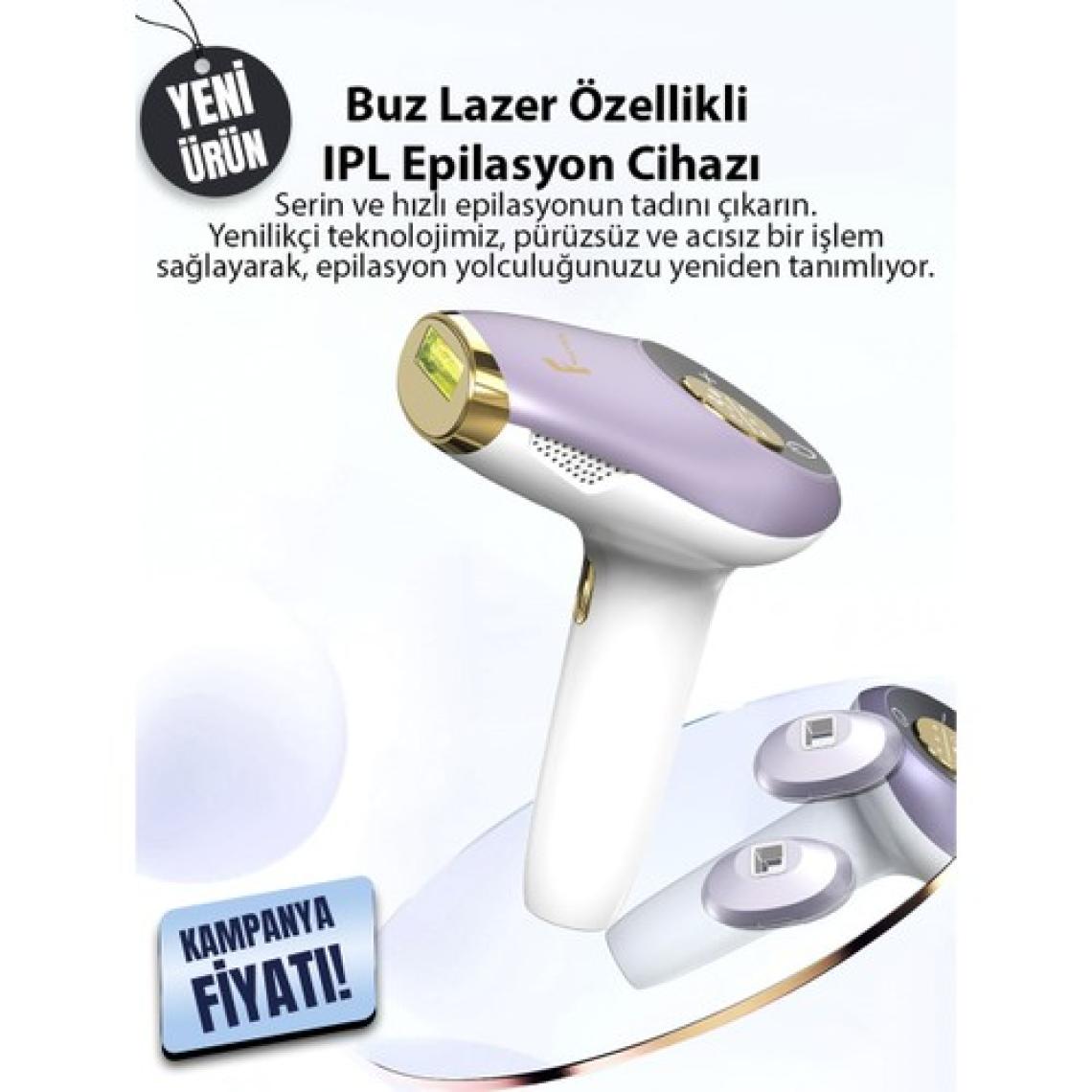 9 Kademeli Buz Lazer Özellikli 999.999 Atımlı Tüm Vücut Kullanıma Uygun Ipl - Epilasyon Cihazı