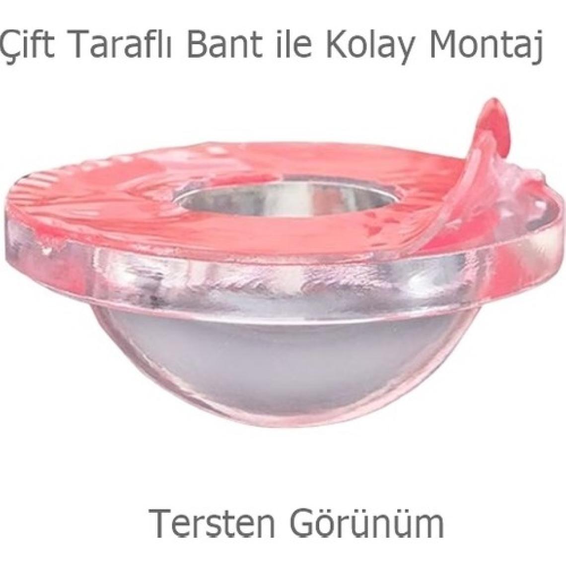 5 Adet Yapışkanlı Kapı Kolu Stoperi Silikonlu Şeffaf Duvar Tamponu