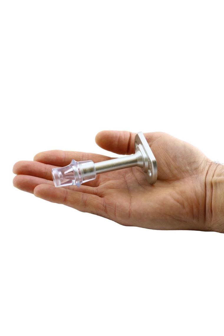 Kapı Kolu Stoperi Tamponu Durdurucusu Tutucu Tutacağı Plastik Saten 8 Cm Kapı Stopu Silikonlu