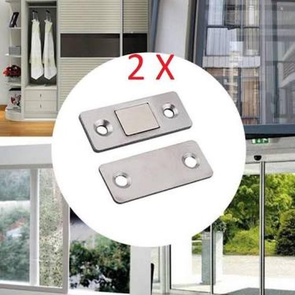 ACR 2 Çift Çok Amaçlı Kapı Kapak Dolap Çekmece Mobilya Durdurucu Kapatıcı Mıknatıslar