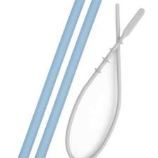 OİOİ 2'li Mavi Silikon Pipet ve Temizleme Fırçası