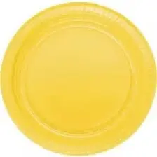 Partijet Sarı Plastik Tabak 22 cm 25'li