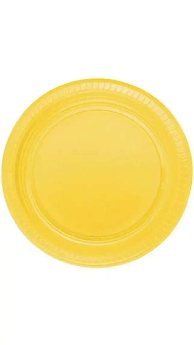 Partijet Lacivert Plastik Tabak 22 cm 25'li