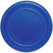 Partijet Lacivert Plastik Tabak 22 cm 25'li