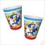 Partici Sonic Temalı Karton Tabak 8'li