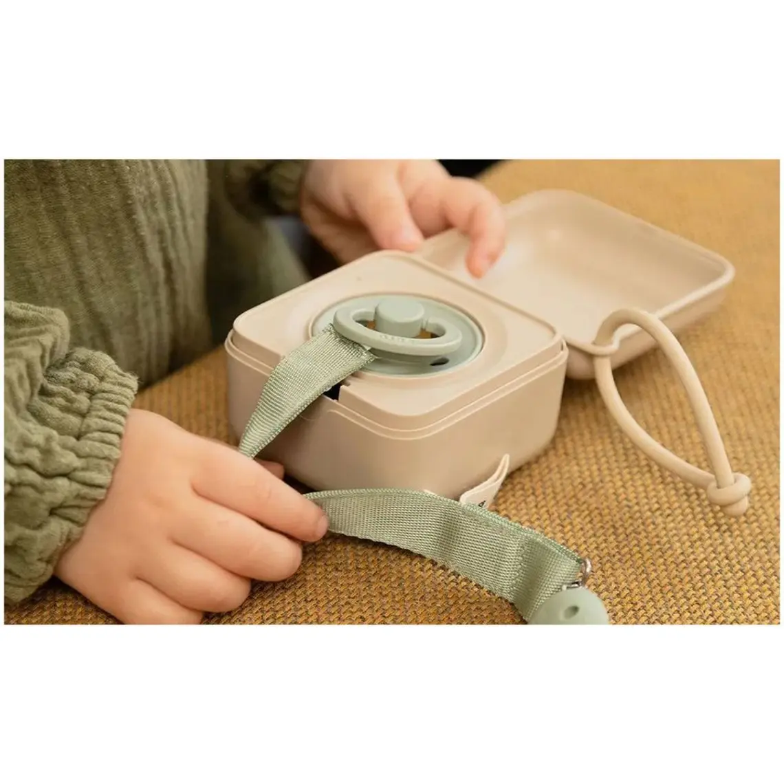 Bibs Pacifier Box Emzik Kutusu  Baby Blue
