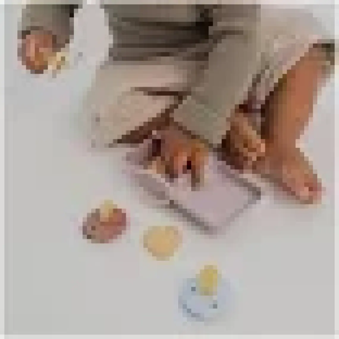 Bibs Pacifier Box Emzik Kutusu  Baby Blue