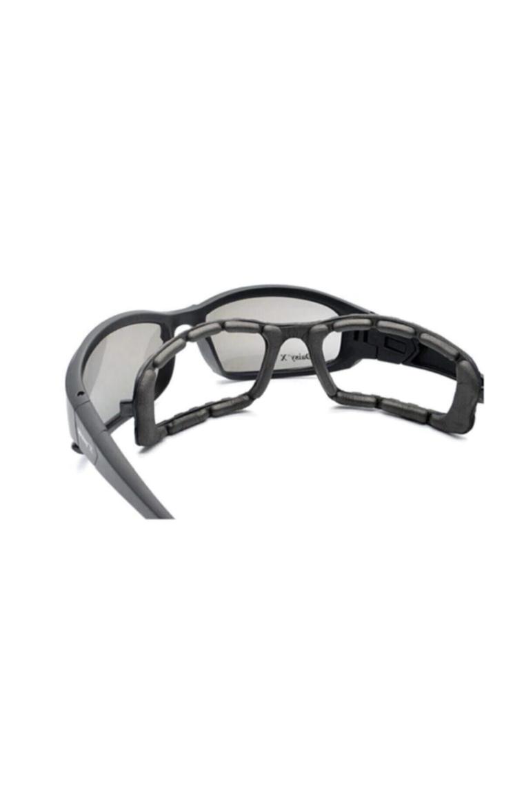 X7 Uv400 Polarize Değişebilir 4 Lensli Motorsiklet Gözlüğü