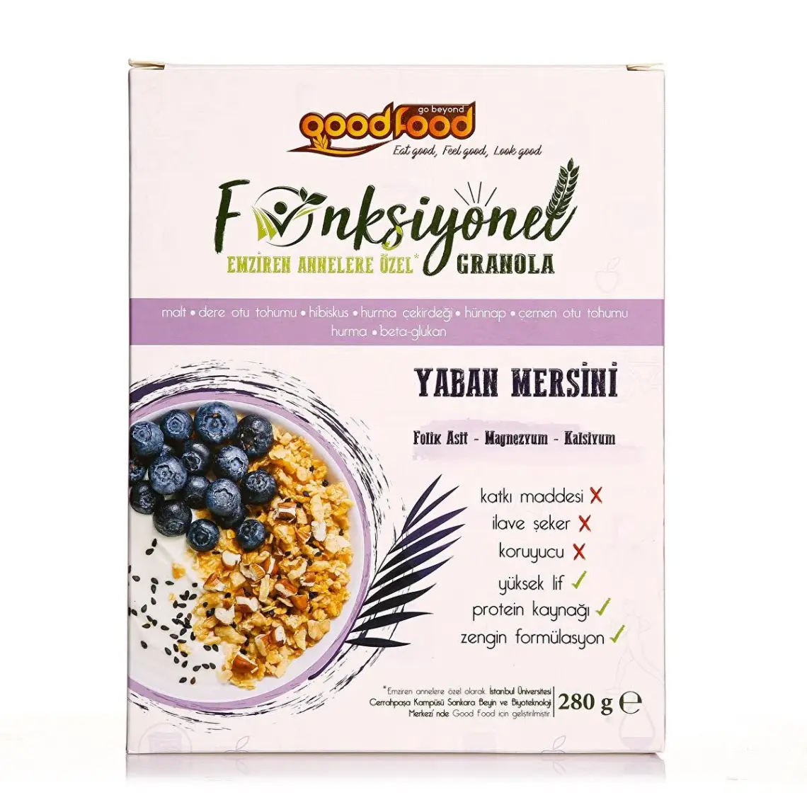 Granola Yaban Mersinli Emziren Annelere Özel