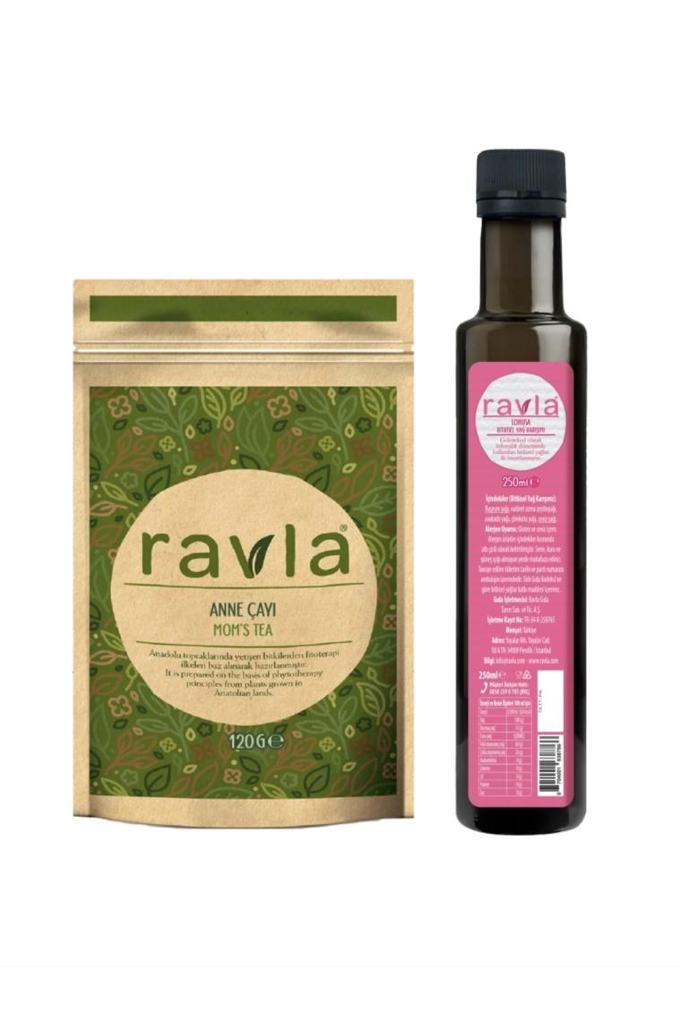 Ravla 2'li Ürün - Anne Çayı 120g / Lohusa Yağı 250ml