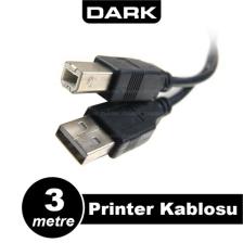 DARK 3metre DK-CB-USB2PRNL300 USB Yazıcı Kablosu