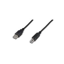 Usb 2.0 Bağlantı Kablosu, Usb A Erkek - Usb B Erkek, 3 Metre, Awg 28, Ul, Siyah Renk