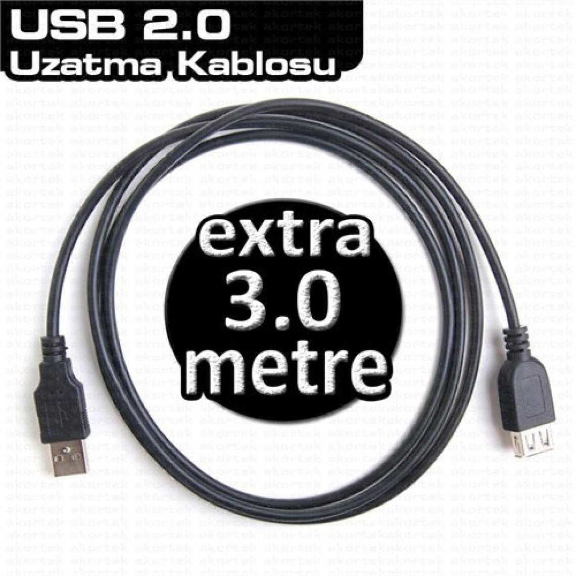Dark DK-CB-USB2EXTL300 3 m USB 2.0 Uzatma Kablosu