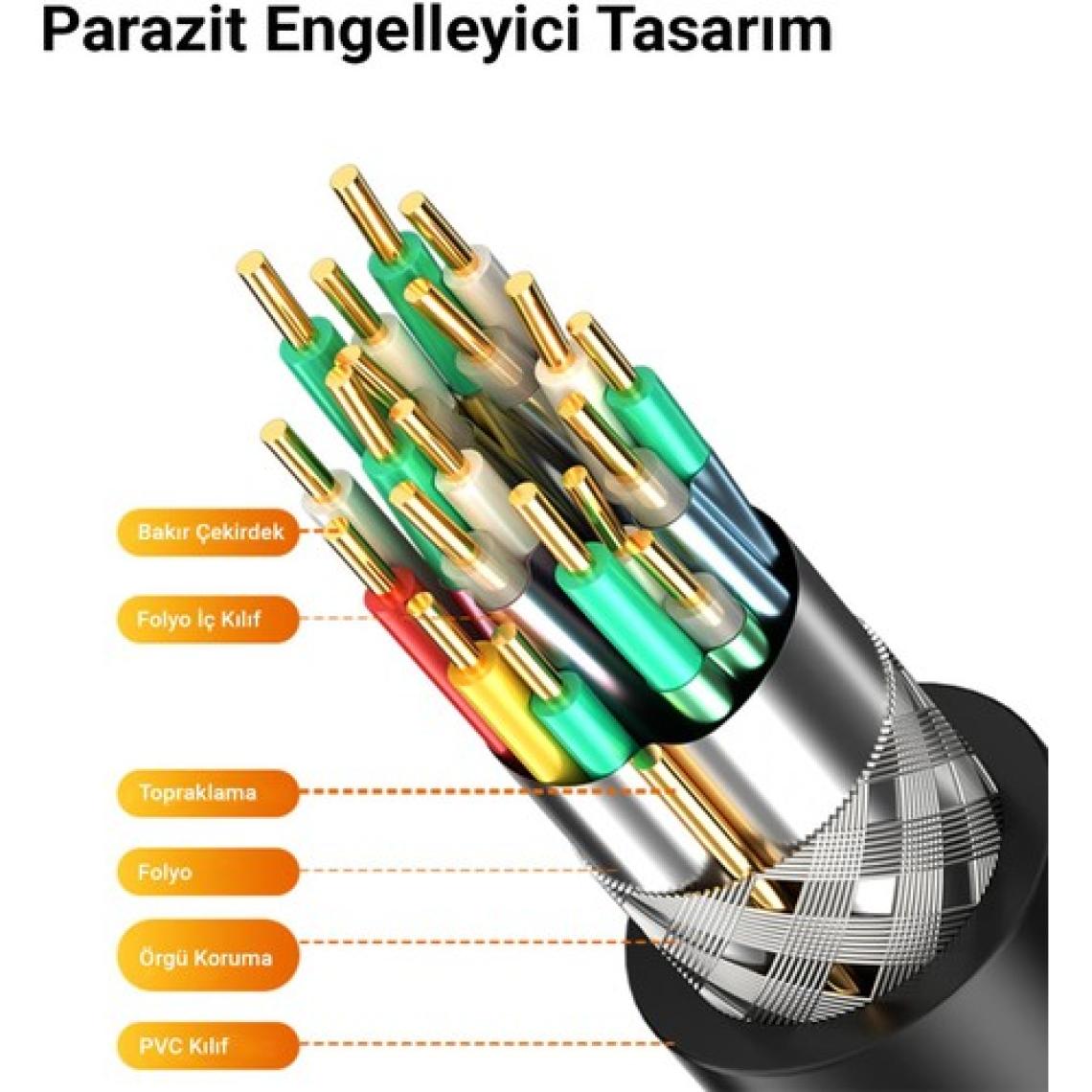 VegGieg USB 3.0 Uzatma Kablosu 2 Metre