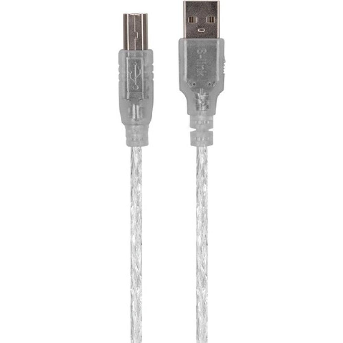 S-link SL-U2015 Usb2.0 1.5m Şeffaf Yazıcı Kablosu
