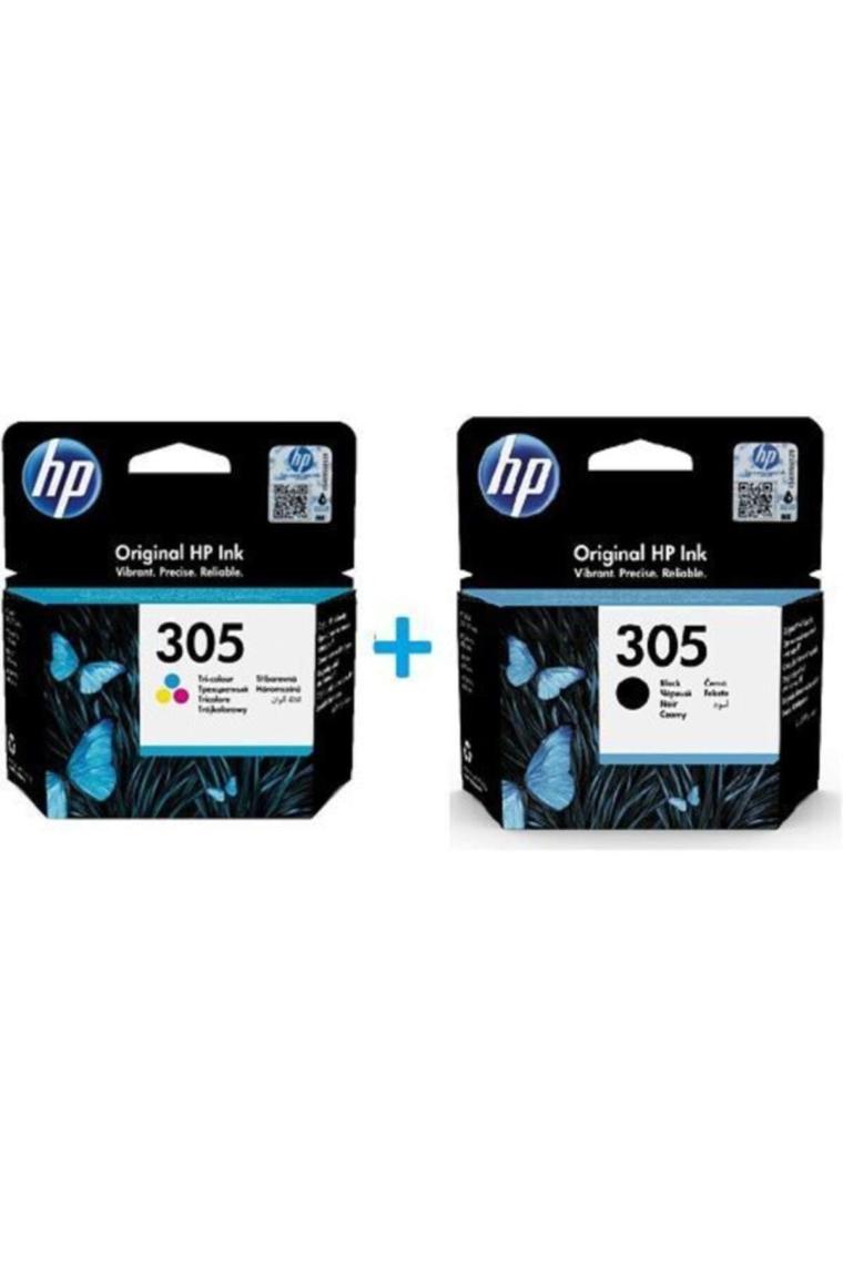 HP 305 3YM61AE Siyah + Renkli 2'li Set Kartuş