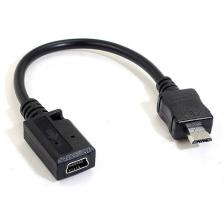 Yk Desing Mikro USB Erkek To 5 Pin Mini USB Dişi Çevirici Kablo 10 cm