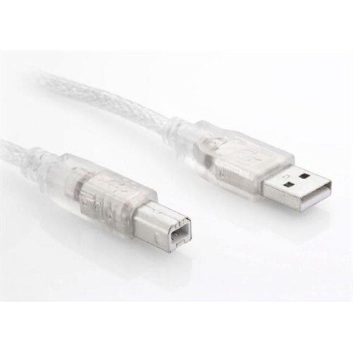 S-Link Sl-U2005 S-Lınk 5 Metre Usb 2.0 Şeffaf Yazıcı Kablosu