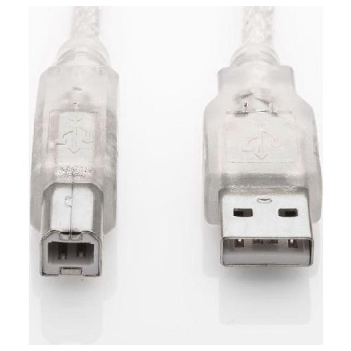 S-Link Sl-U2005 S-Lınk 5 Metre Usb 2.0 Şeffaf Yazıcı Kablosu