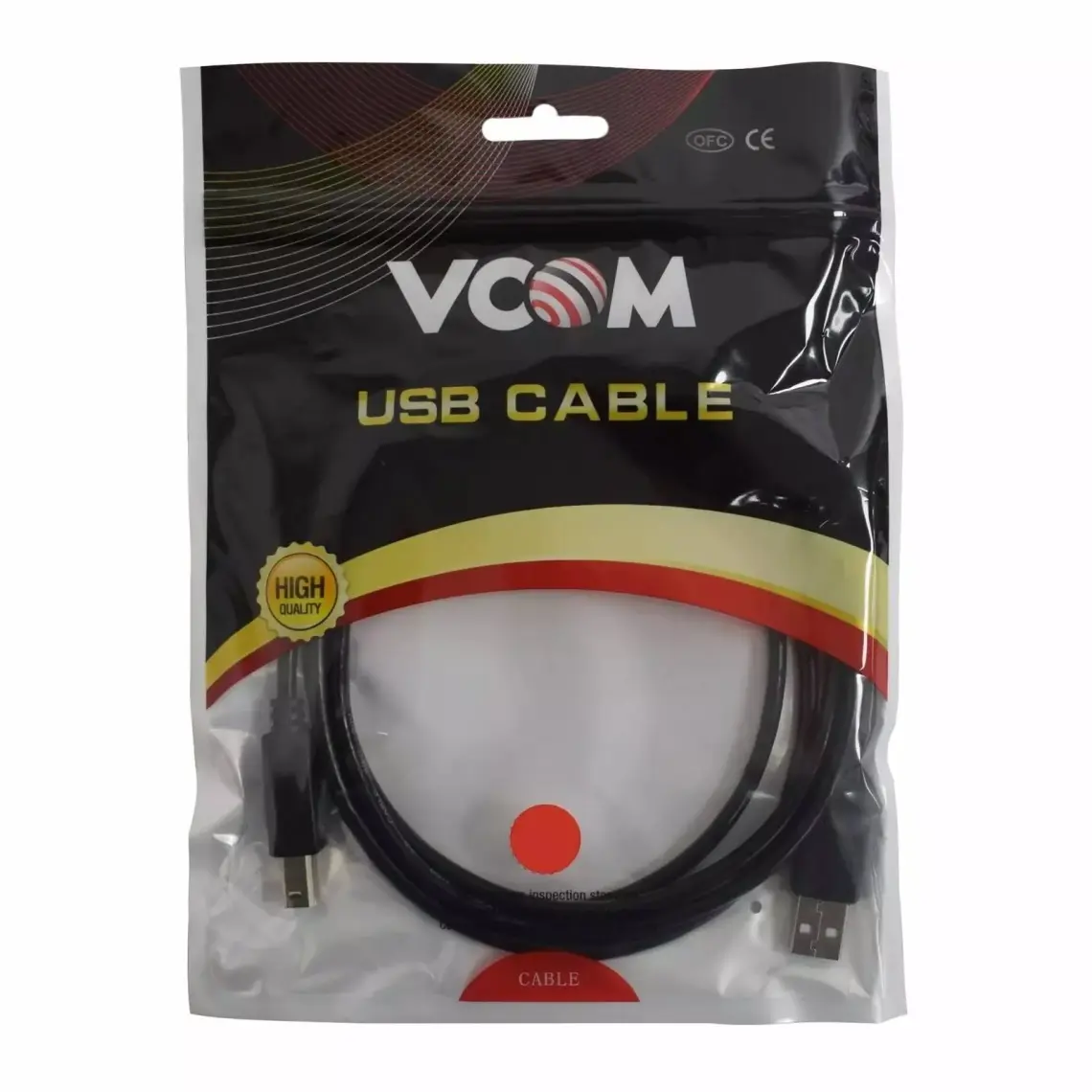 Vcom Cu201-B-1.8 1.8Mt 2.0 Siyah Usb Yazıcı Kablos