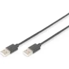 Usb 2.0 Bağlantı Kablosu, Usb A Erkek - Usb A Erkek, 1 Metre, Awg 28, Usb 2.0 Uyumlu, Ul, Siyah Renk