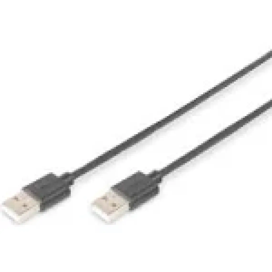 Usb 2.0 Bağlantı Kablosu, Usb A Erkek - Usb A Erkek, 1 Metre, Awg 28, Usb 2.0 Uyumlu, Ul, Siyah Renk