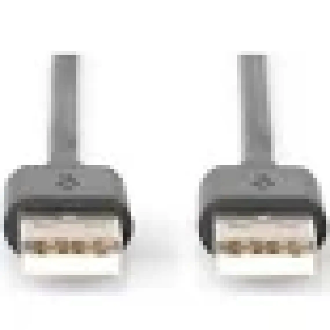 Usb 2.0 Bağlantı Kablosu, Usb A Erkek - Usb A Erkek, 1 Metre, Awg 28, Usb 2.0 Uyumlu, Ul, Siyah Renk