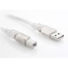 S-Link Sl-U2005 S-Lınk 5 Metre Usb 2.0 Şeffaf Yazıcı Kablosu
