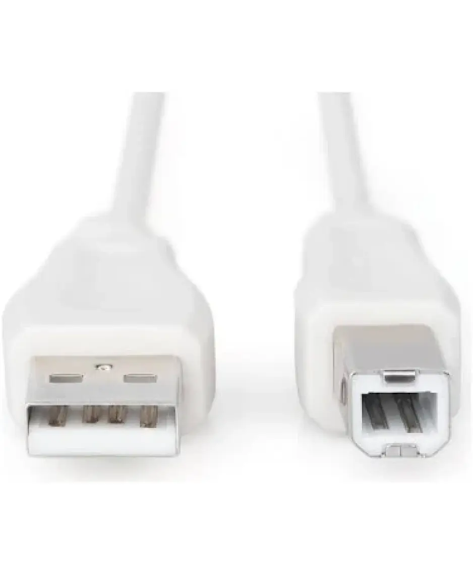 Assmann AK-300102-030-E USB 2.0 3mt Yazıcı Kablosu White
