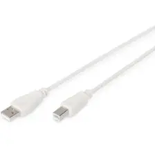 Assmann AK-300102-030-E USB 2.0 3mt Yazıcı Kablosu White