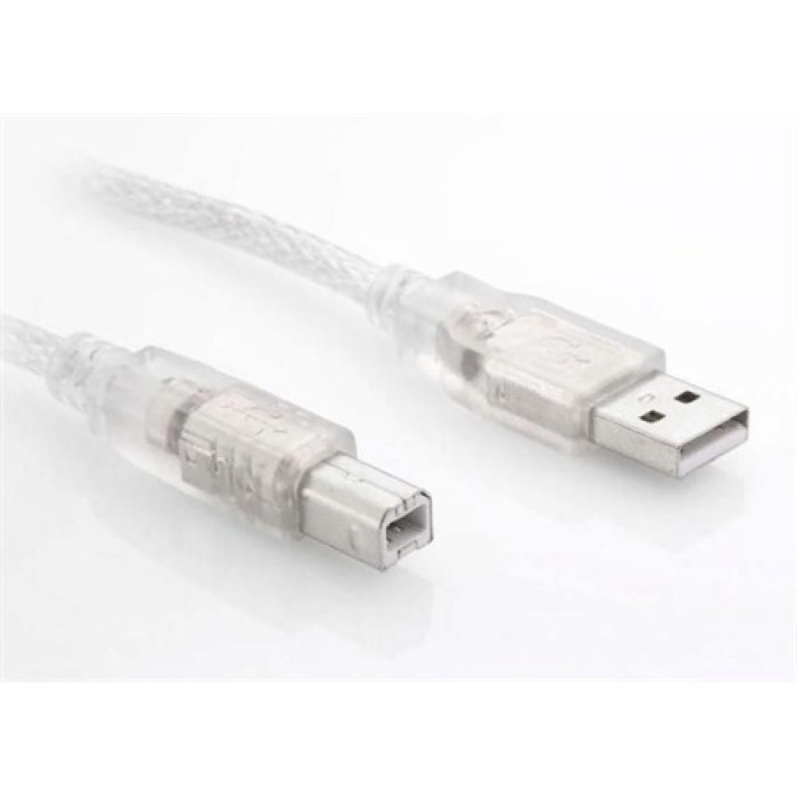 S-Link Sl-U2005 S-Lınk 5 Metre Usb 2.0 Şeffaf Yazıcı Kablosu