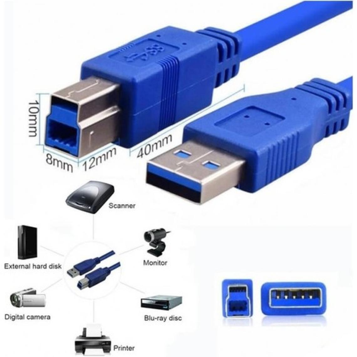 Vcom Cu301 1.5Mt Usb 3.0 Yazıcı Kablosu