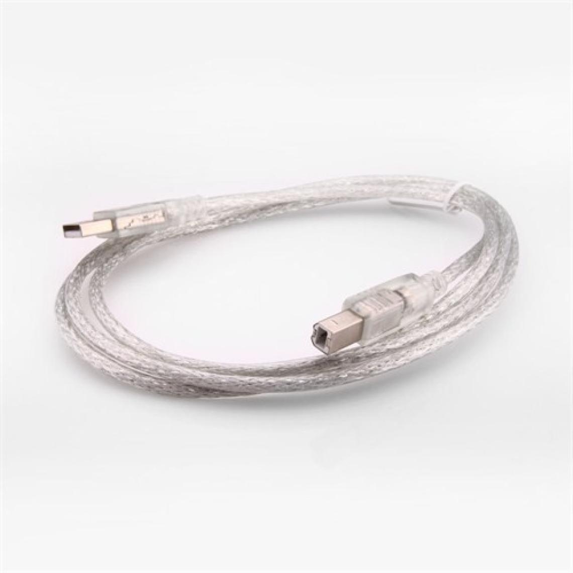 S-link SL-U2015 Usb2.0 1.5m Şeffaf Yazıcı Kablosu