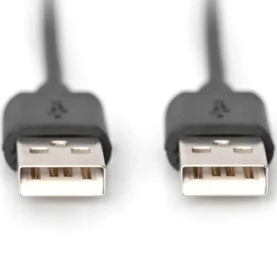 Usb 2.0 Bağlantı Kablosu, Usb A Erkek - Usb A Erkek, 1.8 Metre, Awg 30, Usb 2.0 Uyumlu, Ul, Siyah Renk