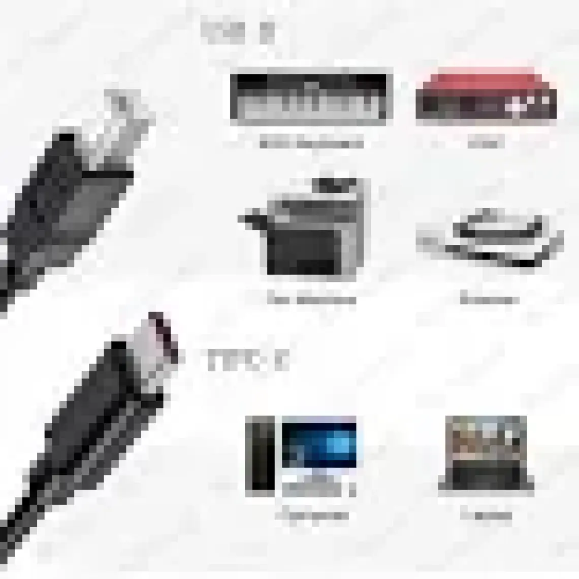 BK Teknoloji Type-C To Usb-B Yazıcı-Midi Kablosu 3 Metre