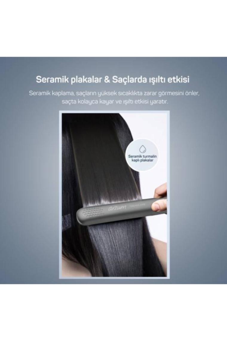 Ar5077 Trendcare Ince Saç Düzleştirici - Antrasit