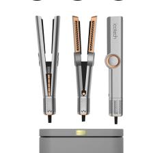 Icotech HS50 Pro Gri Airflow Saç Düzleştirici Saç Şekillendirici Saç Maşası